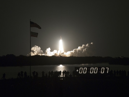 Il lancio dell'Endeavour.