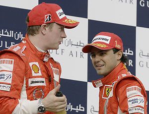 Raikkonen e Massa.