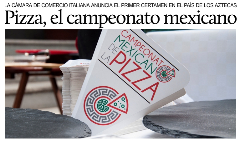 Anuncian el primer campeonato nacional de la pizza en Mxico.
