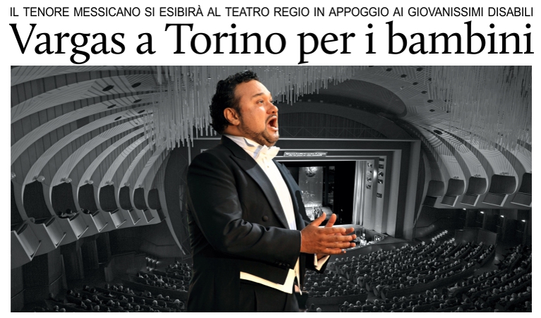 Ramn Vargas in concerto a Torino per i bambini disabili.