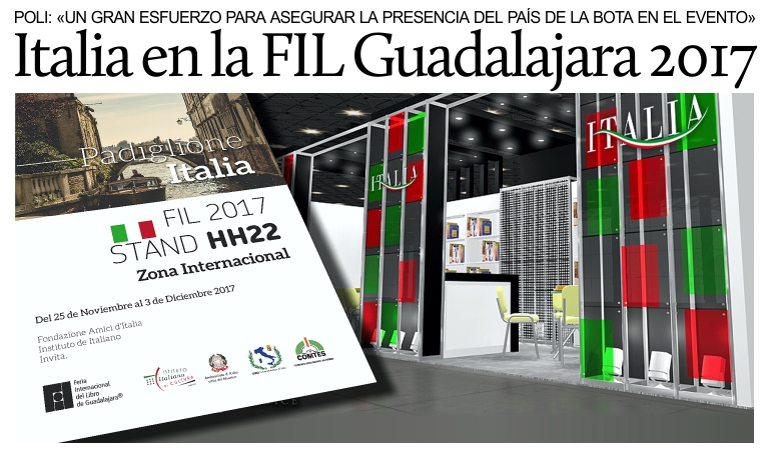 Italia en la 31 en la Feria Internacional del Libro de Guadalajara.