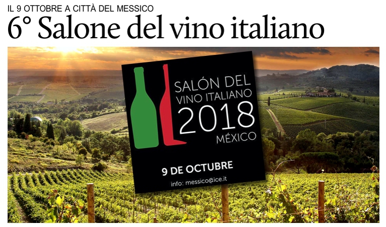 6 Salone del vino italiano in Messico.