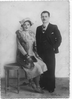 Eugenio Brillarelli e Aida Silva-matrimonio 1937.jpg