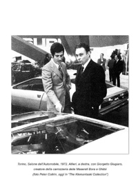 Giulio Alfieri con Giorgetto Giugiaro.