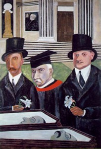 Ben Shahn, "The passion of Sacco and Vanzetti". Tempera. 1931-1932.