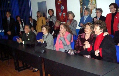 La cerimonia di inaugurazione alla Dante di Citt� del Messico.