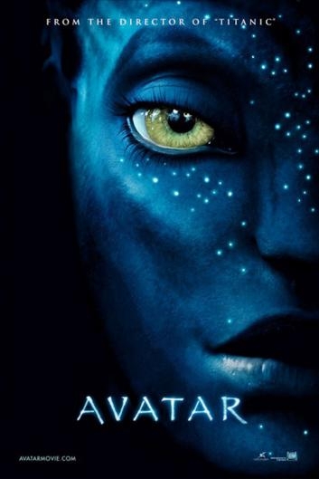Uno dei poster del nuovo film di James Cameron, Avatar.