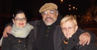 Ruth, Byron e sua moglie Eva.