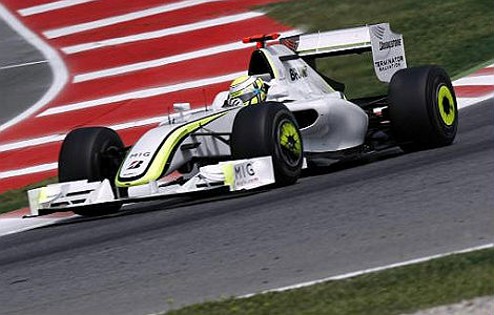 Montmel�, pole a Button Massa quarto, disastro Raikkonen.