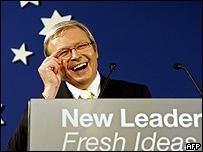 Kevin Rudd sar� il nuovo primo ministro australiano.