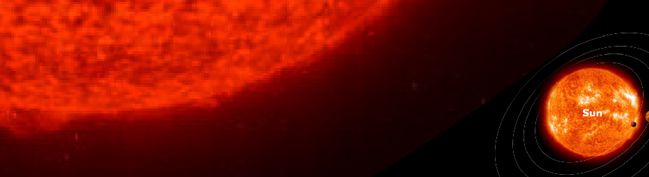 La stella R136a1 paragonata con il nostro Sole: è circa 265 volte più grande dal punto di vista della massa.