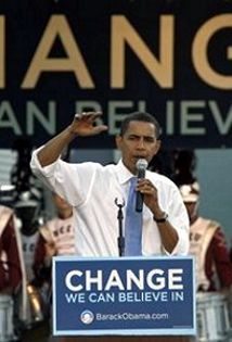 Barack Obama durante un discorso in Carolina del Nord.