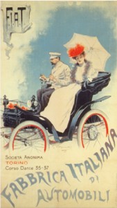 Torino, 1899. Una delle prime pubblicit� della Fiat.