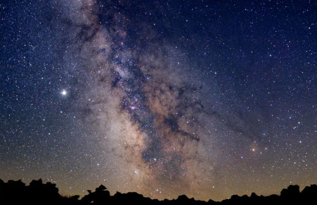 La Via Lattea, vista dal Parco Nazionale di Cherry Springs negli Usa.