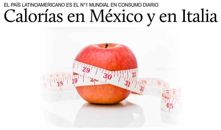 Calor�as en M�xico y en Italia
