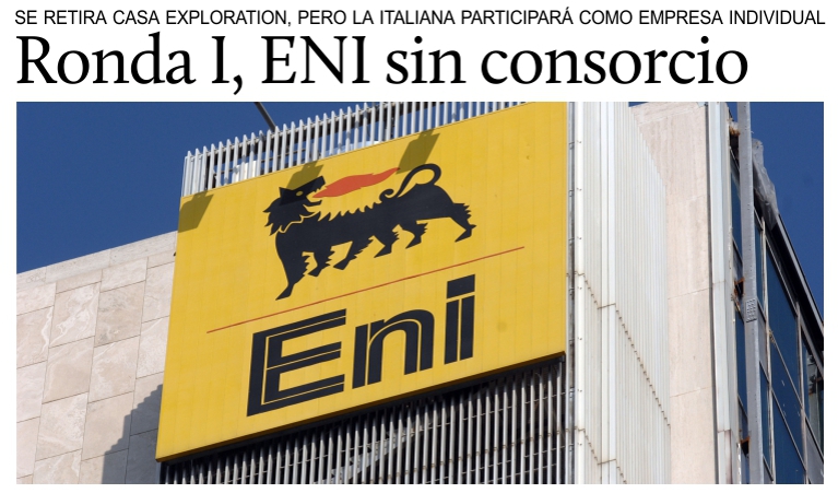 Ronda 1, se retira el socio de ENI. La italiana participar� individualmente.