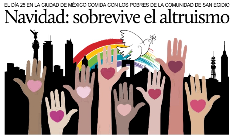 El 25 de diciembre tendr� lugar en la Ciudad de M�xico la comida con los pobres de la Comunidad de San Egidio