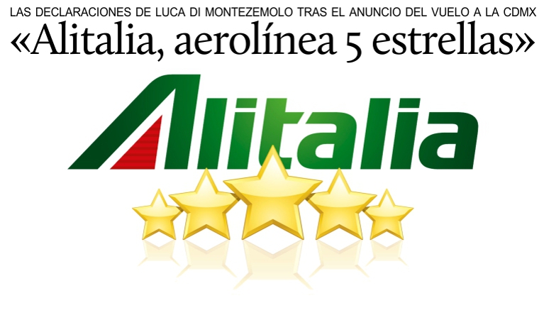 Montezemolo: �La meta de Alitalia es convertirse en una aerol�nea de 5 estrellas�.