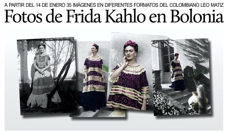 Frida Kahlo frente a la lente del fot�grafo colombiano Leo Matiz, en Italia.