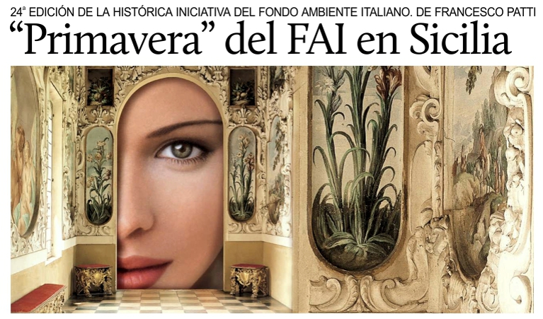 Se llev� a cabo la �Primavera� del FAI 2016. En Sicilia fueron abiertos 130 sitios.