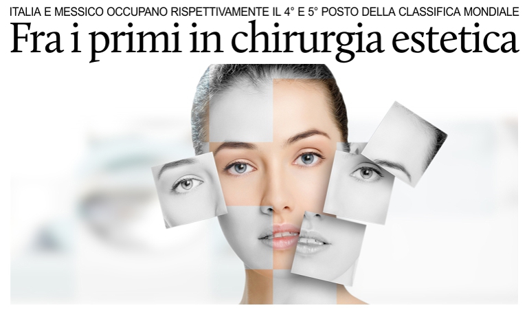 Chirurgia estetica: Italia e Messico tra i primi al mondo.