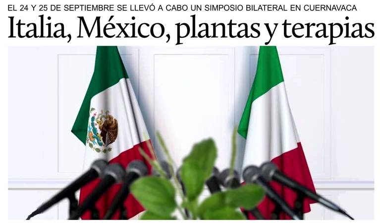Se llev� a cabo en Cuernavaca el simposio Italia-M�xico sobre plantas medicinales.