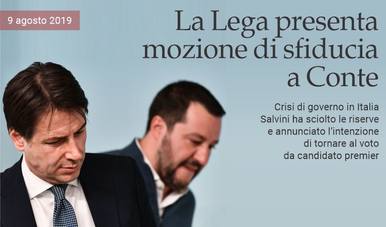 Crisi di governo in Italia.