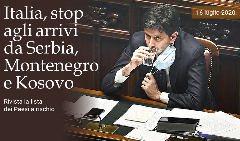 Italia, stop agli arrivi da Serbia, Montenegro e Kosovo