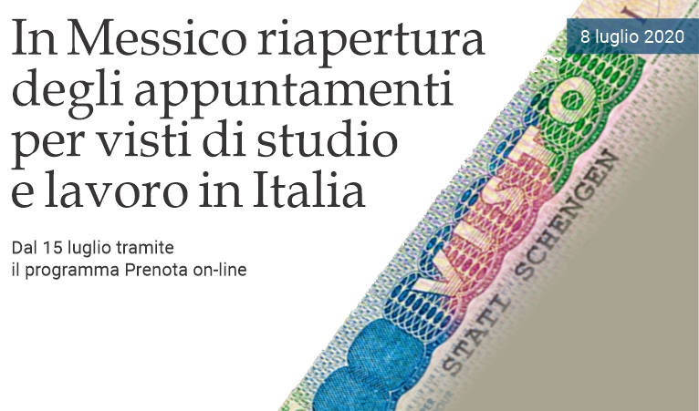 Appuntamenti per visti di studio e lavoro in Italia