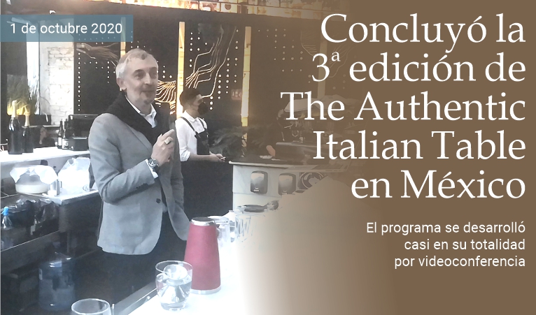 Concluy� la 3� edici�n de Authentic Italian Table