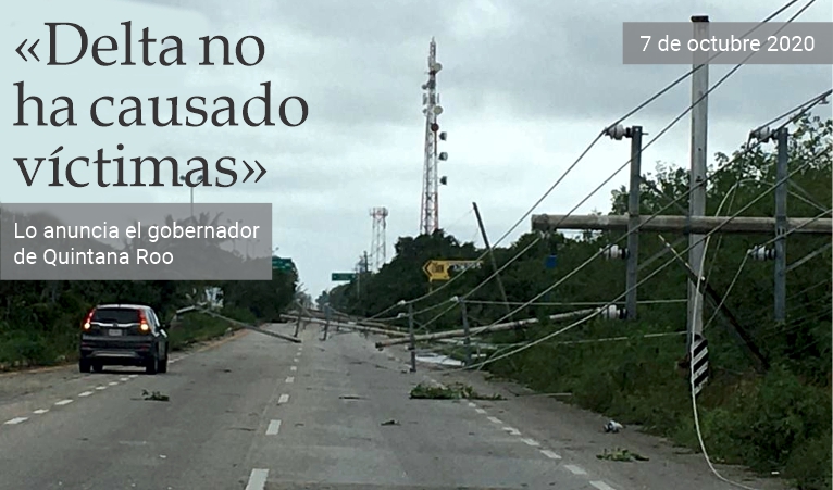 El hurac�n Delta no causa v�ctimas en M�xico