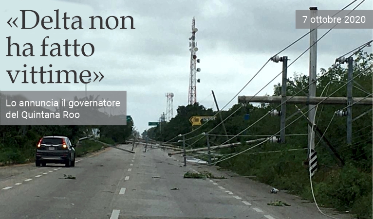 L'uragano Delta non fa vittime in Messico
