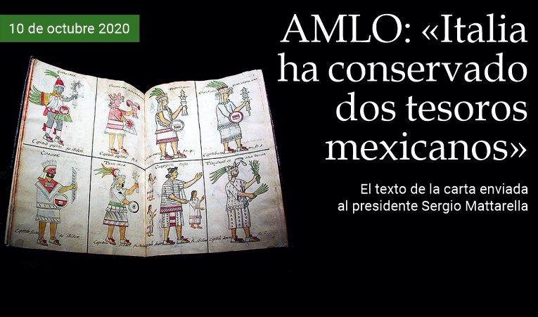 Carta de AMLO al presidente Mattarella