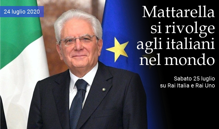 Mattarella si rivolge agli italiani nel mondo