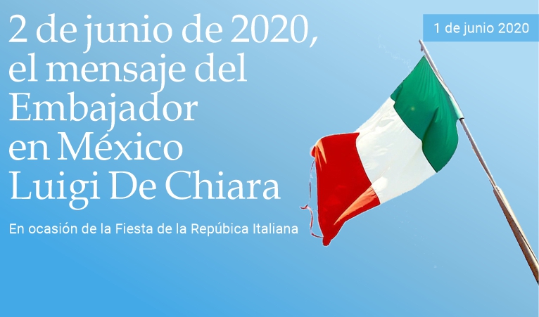 Mensaje del Embajador Luigi De Chiara