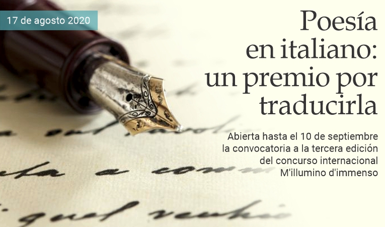 Poesa en italiano, un premio por traducirla