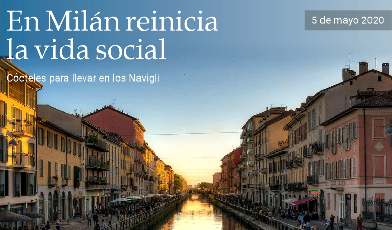 En Mil�n reinicia la vida social