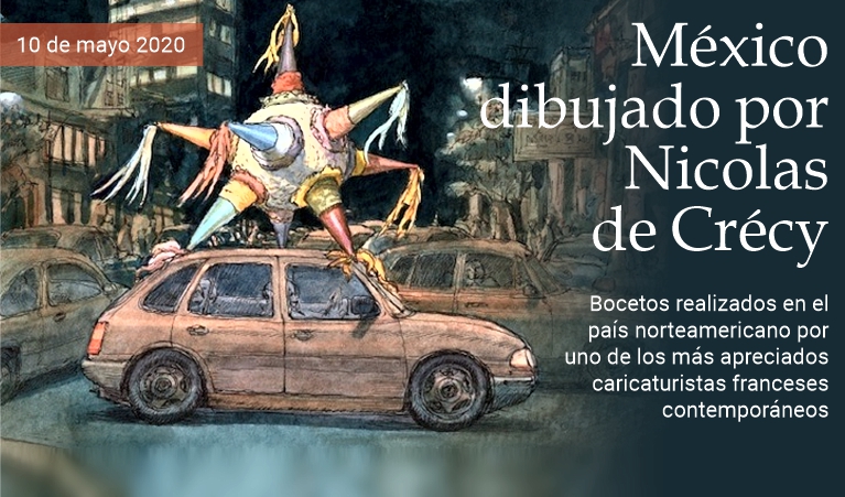 México dibujado por Nicolas de Crécy