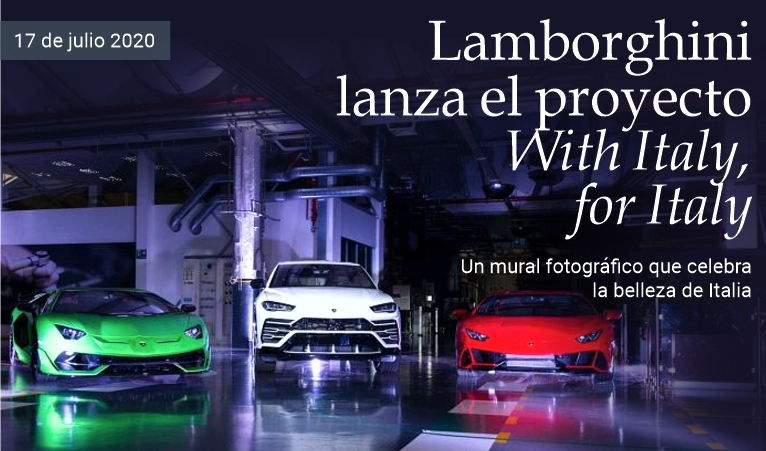 Lamborghini lanza �With Italy, for Italy�