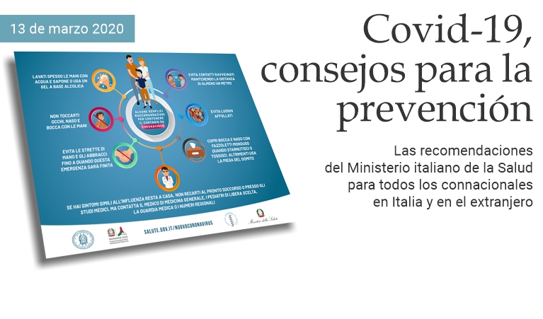 Covid-19, recomendaciones para la prevenci�n