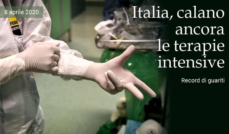 Italia, calano ancora le terapie intensive