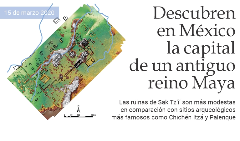 Descubren una antigua capital maya