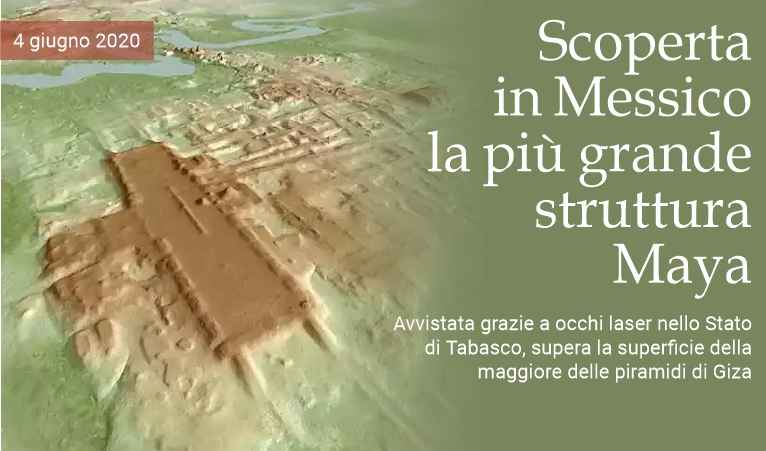 Scoperta in Messico la pi grande struttura Maya