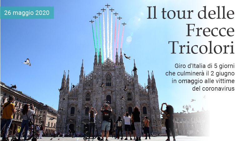 Il tour delle Frecce Tricolori