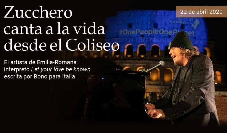 Zucchero canta a la vida desde el Coliseo